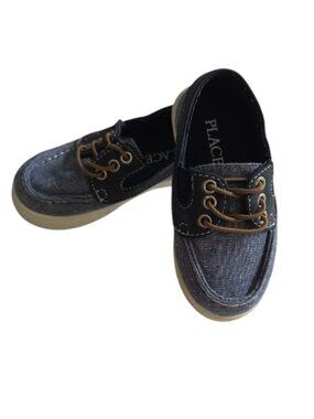 Place Denim Boat Preppy Coastal Style Shoes size toddler 6